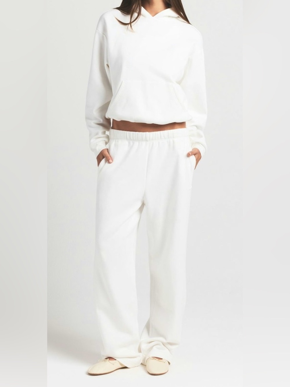 SKIMS White Cozy Lounge Set